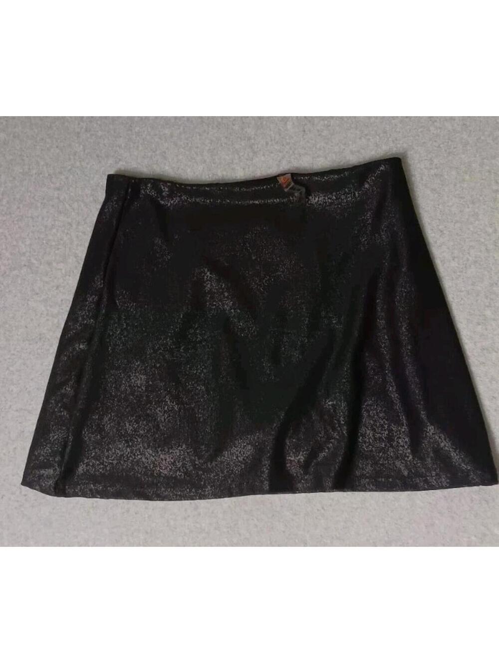 Mono B Athletic Skort Womens Size Large Black Sparkly Shimmer Sporty Tennis... - Picture 5 of 5